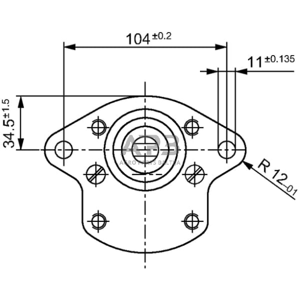 Hidraulinis siurblys Bosch Rexroth 0510525025 2