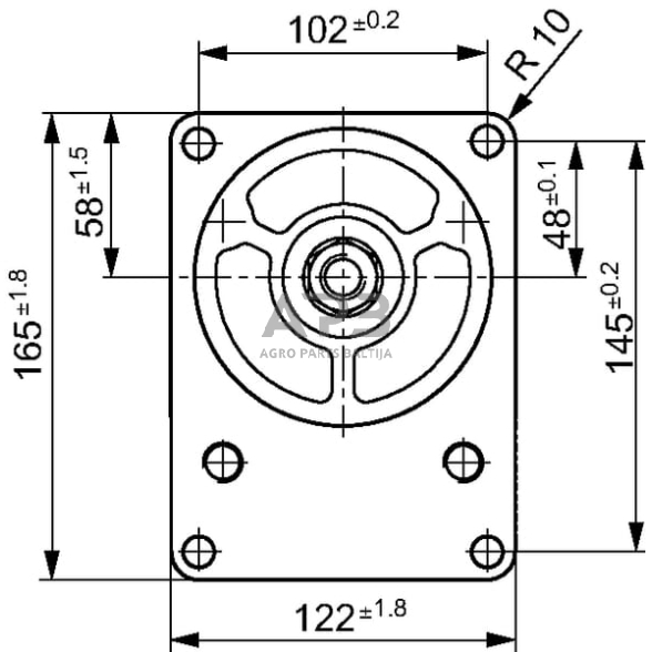 Hidraulinis siurblys Bosch Rexroth 0510725444 1