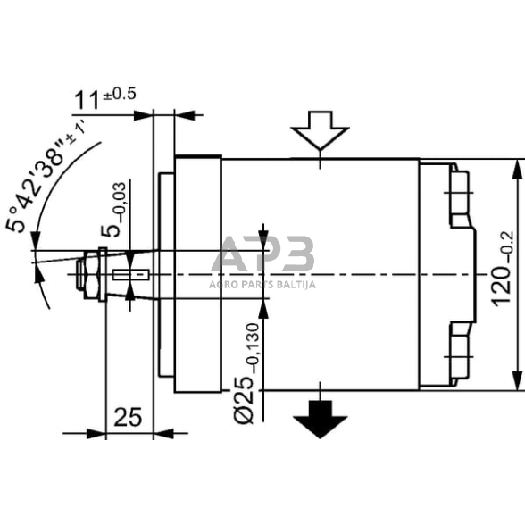 Hidraulinis siurblys Bosch Rexroth 0510725444 3