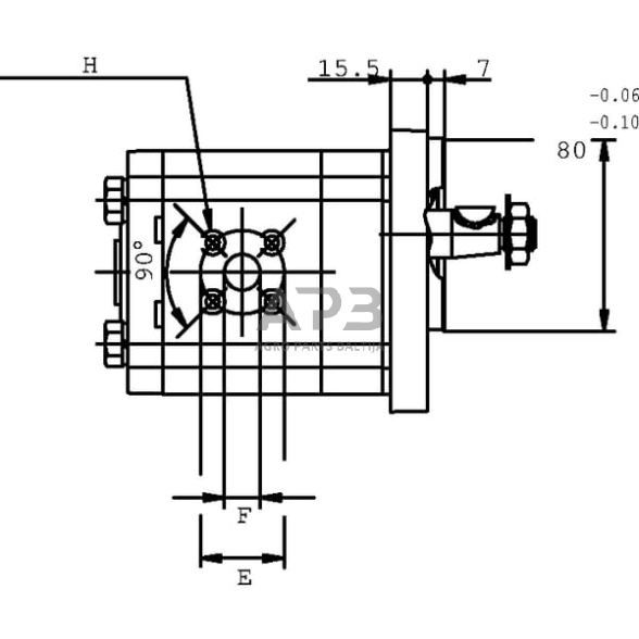 Hidraulinis siurblys Casappa PLP2025S355B2 3