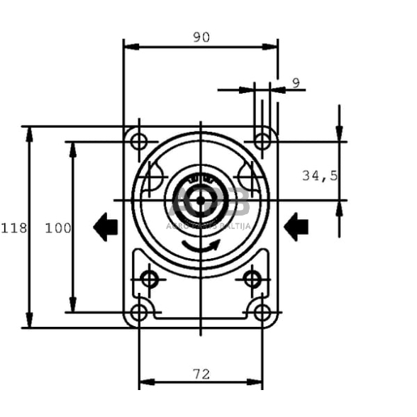 Hidraulinis siurblys Casappa PLP208S012B2 2