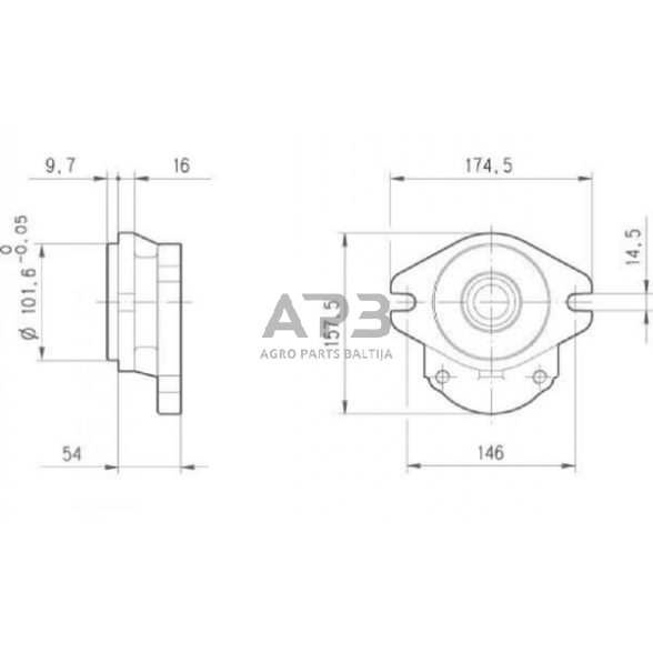 Hidraulinis siurblys Casappa PLP3027D004S5 3