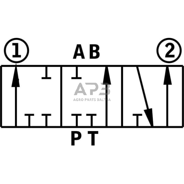 Hidraulinis skirstytuvas SD 5 – 3 sekcijų, G3-18-38-38 L-AET, SD53004 2