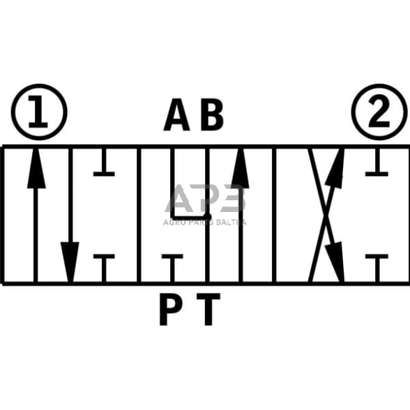 Hidraulinis skirstytuvas SD4 – 1 sekcijos, SD4/1-G3- 28L-AET, SD41007 3