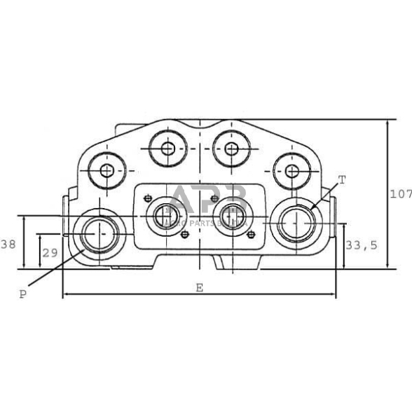 Hidraulinis skirstytuvas SDM102/2-1500, SDM10221500 1