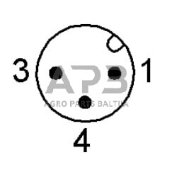 Indukcinis jutiklis Balluff BES044F 2