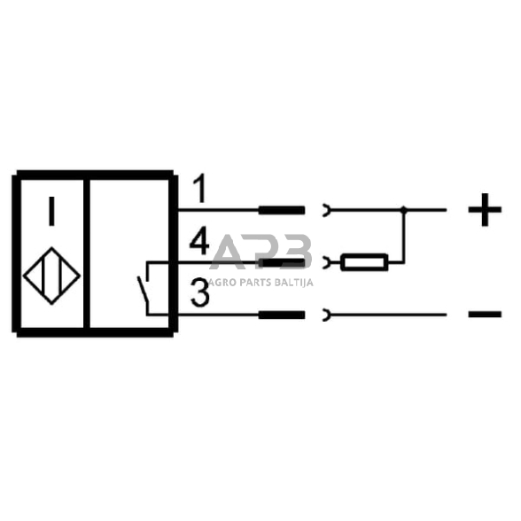 Indukcinis jutiklis Balluff BES044F 3