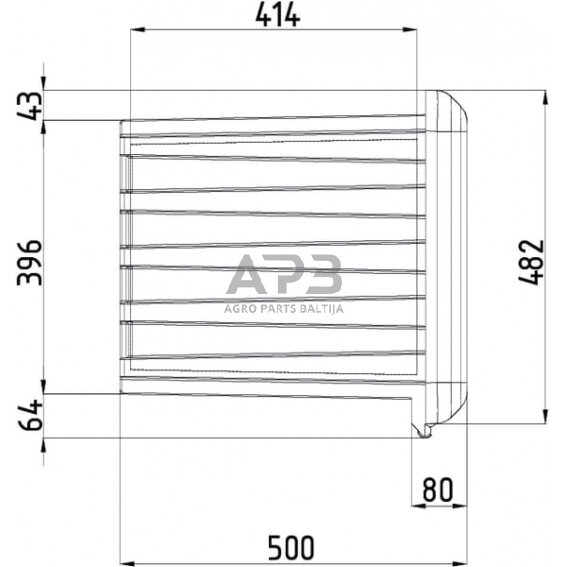 Įrankių dėžė 500x685x500mm, 109l, Daken DK81005 1