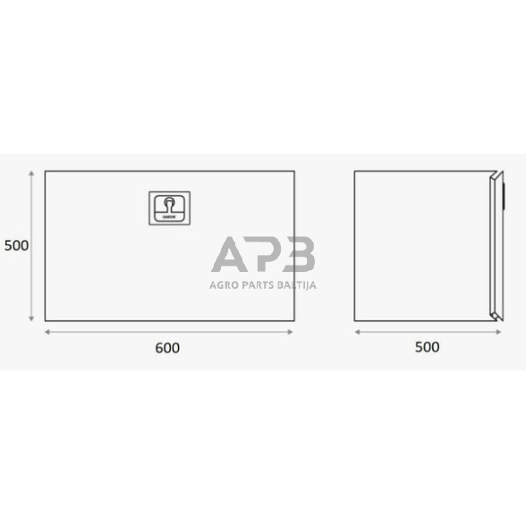 Įrankių dėžė metalinė Daken ZEN30, DK8Z3022 1