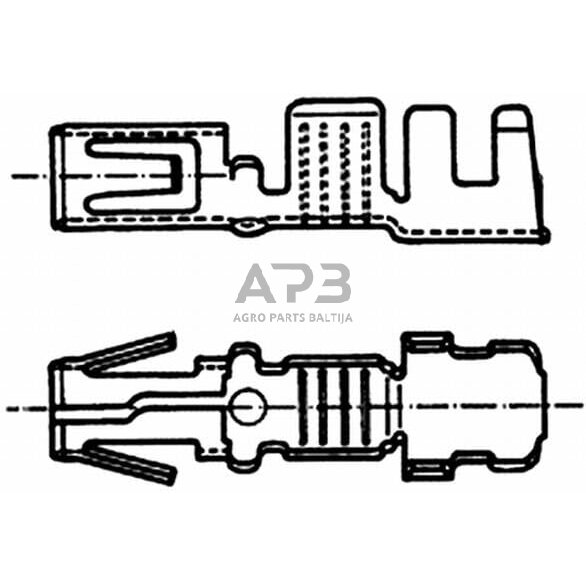 Įvorė 1-2.5mm², 50 vnt. Hella 8KW054948003 5