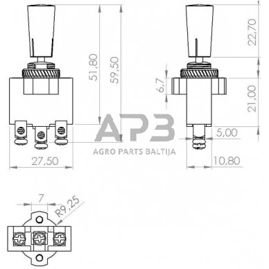 Jungtukas 12-24V, 20A SW10014KR 4