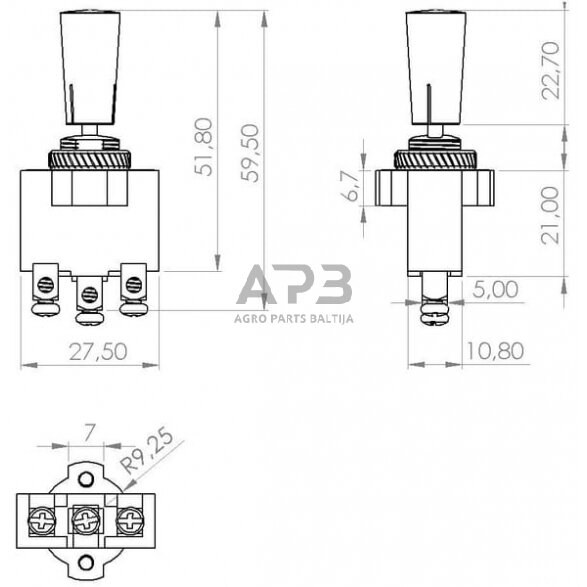 Jungtukas 12-24V, 20A SW10014KR 4