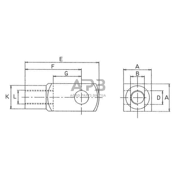 Jungtis G12 x 24, M12x1.25, G1224ZFG 1