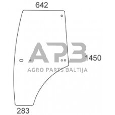 Kabinos durų stiklas kairės pusės VA431589N