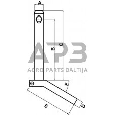 Kaištis 19,00 mm x 123,00 mm Z519123HKR