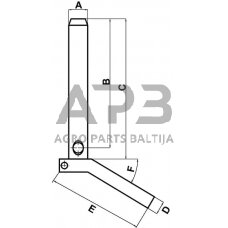 Kaištis 19,00 mm x 397,00 mm 886163M1N