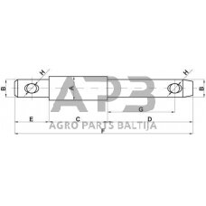 Kaištis Toplink 25,00 mm x 32,00 mm x 25,00 mm Z325220KR