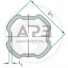 Kardano vamzdis BONDIOLI & PAVESI 415122111000R06