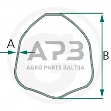 Kardano vamzdis BONDIOLI & PAVESI 125073000R06