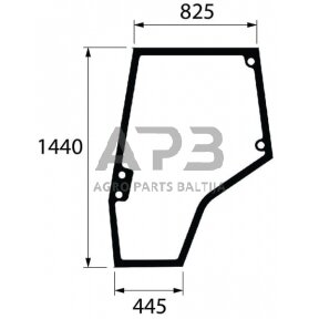 Kabinos durų stiklas kairės pusės 4272770M1N