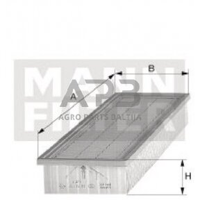 Kabinos fIltras karboninis MANN-FILTER CUK41301