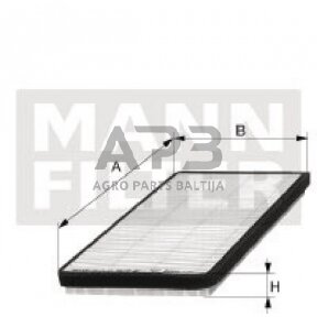 Kabinos fIltras MANN-FILTER CU30581