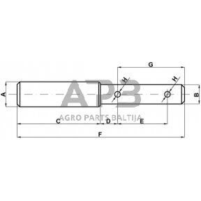 Kaištis Toplink 19,00 mm /25,40 mm x 18,00 mm Vapormatic VLK7045