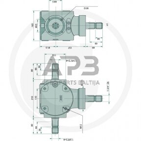 Kampinis reduktorius BONDIOLI & PAVESI 415S2100192G222