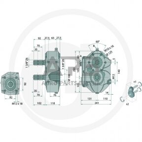 Kampinis reduktorius BONDIOLI & PAVESI 415ZBMS6005300019