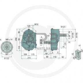 Kampinis reduktorius BONDIOLI & PAVESI 415ZBMS6015305070