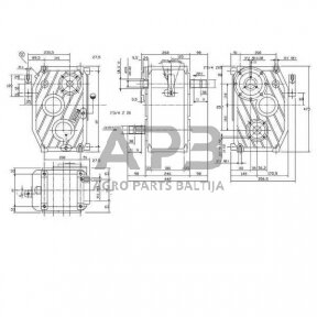 Kampinis reduktorius Comer 5367008115 C3A, 1:1, 1,5:1