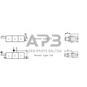 Kamštis skirta SD 5 stūmokliui SD95A10P4