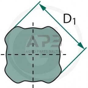 Kardano vamzdis BONDIOLI & PAVESI 269451140R