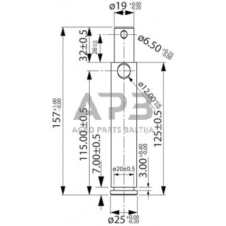 Kaištis Toplink 25,00 mm x 157,00 mm Z325145KR 1