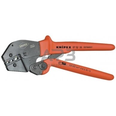 Kabelio antgalių užspaudimo replės Knipex TA975206