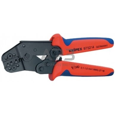 Kabelio antgalių užspaudimo replės Knipex TA975214