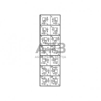 Kampinis reduktorius Comer 278000 T-278A 1:1 2