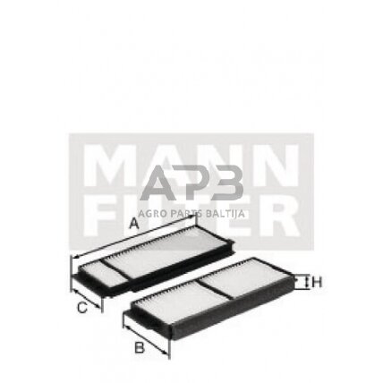 Kabinos fIltras MANN-FILTER CU220012 1