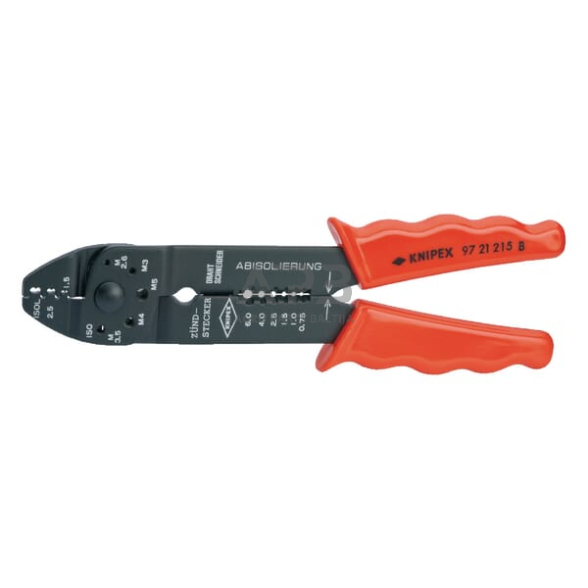 Kabelio antgalių užspaudimo replės Knipex TA9721215B