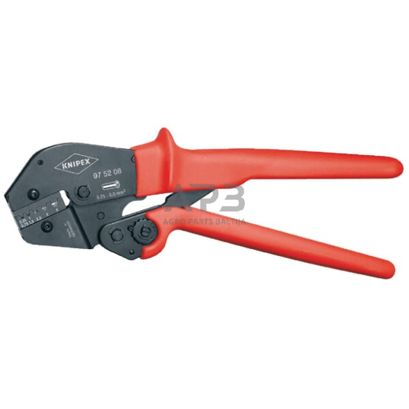 Kabelio antgalių užspaudimo replės Knipex TA975208