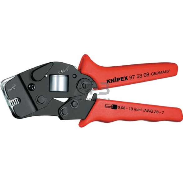 Kabelio antgalių užspaudimo replės Knipex TA975308