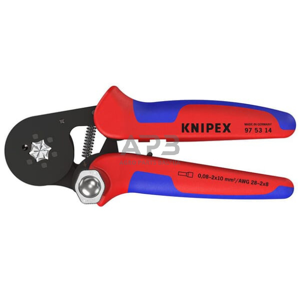 Kabelio antgalių užspaudimo replės Knipex TA975314