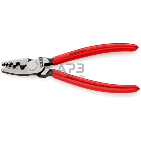 Kabelio antgalių užspaudimo replės Knipex TA9771180 2