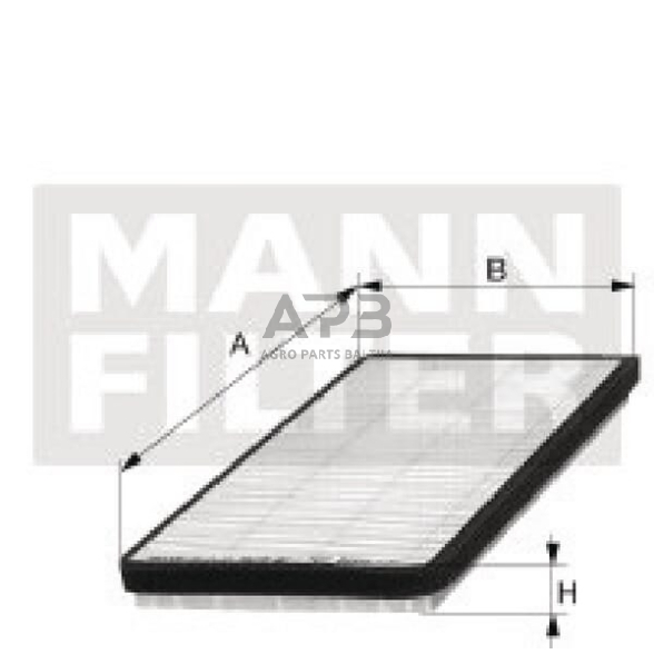 Kabinos fIltras MANN-FILTER CU30581 1