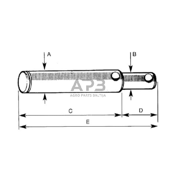 Kaištis Toplink 19,00 mm / 25,40 mm x 156,00 mm Vapormatic VLK5436 1