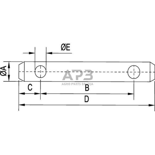 Kaištis Toplink 19,00 mm x 152,00 mmVapormatic VLE5013 1