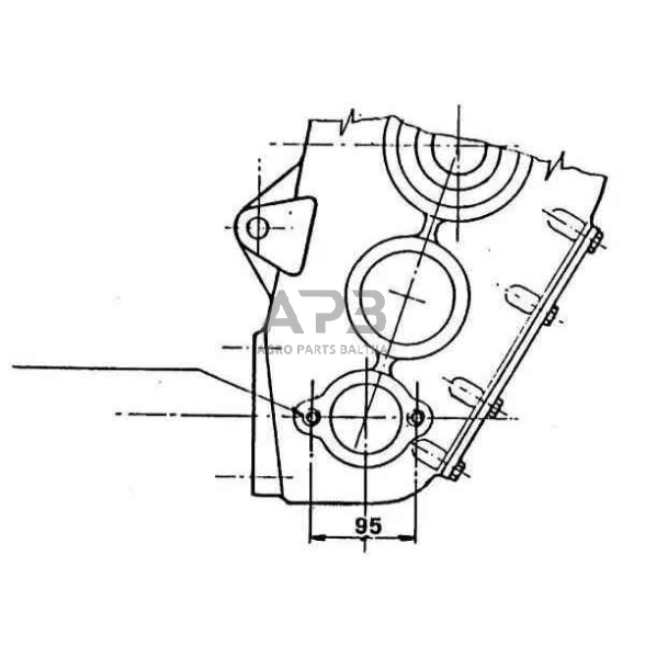 Kampinis reduktorius Berma RT30040 29,5:1 2