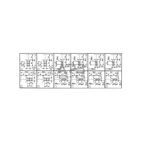 Kampinis reduktorius Comer 104006 L-5A 1:1 4