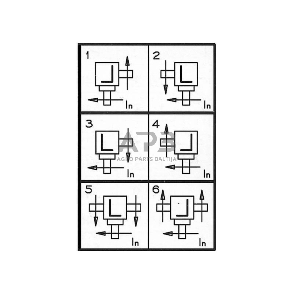 Kampinis reduktorius Comer 124902 L-25A 1:1.9 2