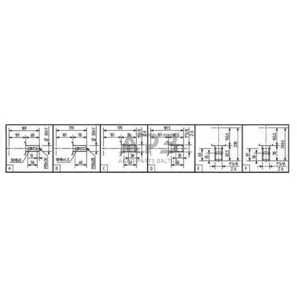 Kampinis reduktorius Comer 267006 T-27A 1:1 3